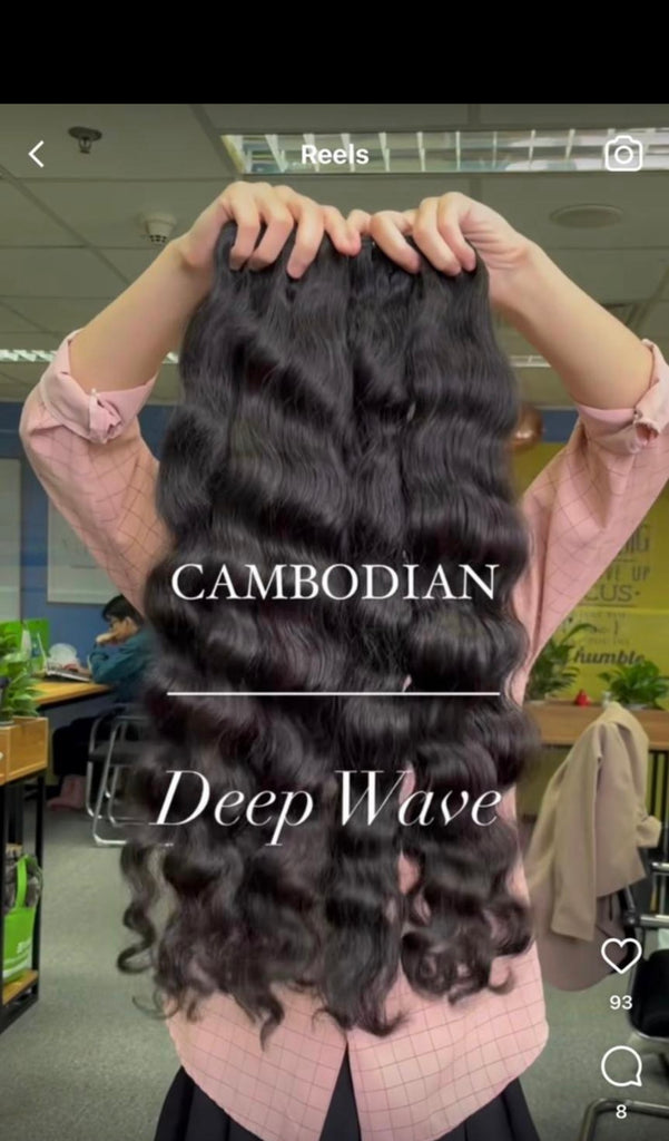Raw Cambodian deēp wavy